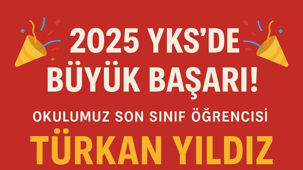 2025 YKS BAŞARIMIZ..