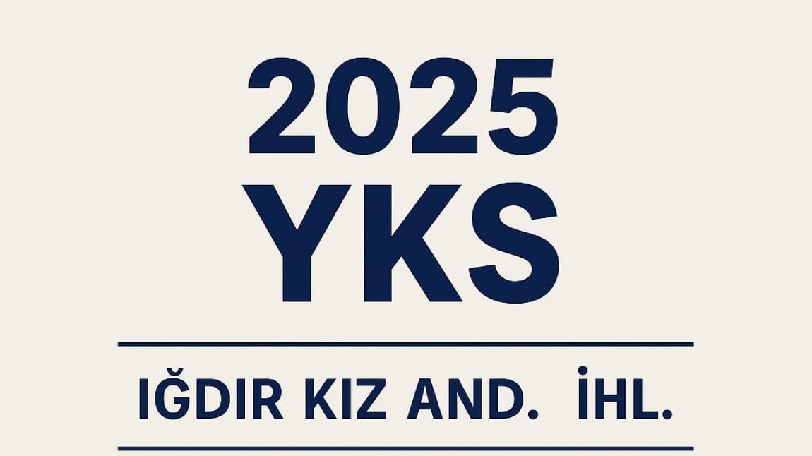 2025 YKS BAŞARIMIZ..